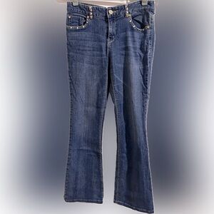 Cache Y2k Embellished Jeans Size 4
